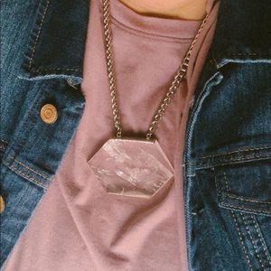 Genuine Quartz Point Necklace - lowest price ❤️